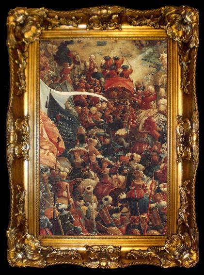 framed  Albrecht Altdorfer Details of The Battle of Issus, ta009-2